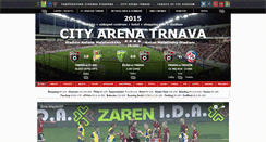 Desktop Screenshot of cityarenatrnava.com